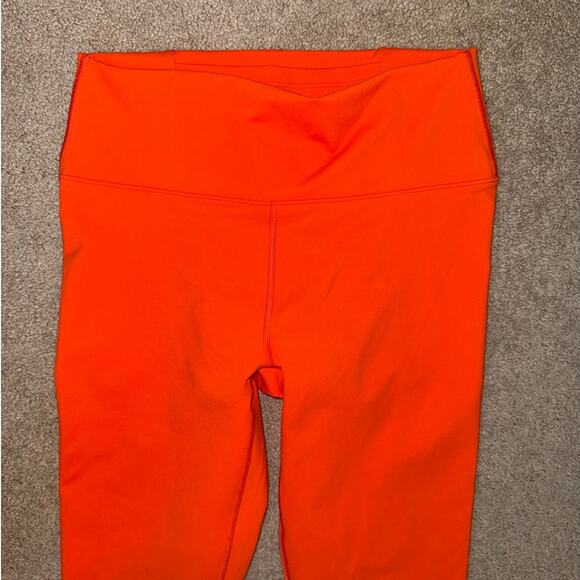 New Fabletics Boost Powerhold High-Waisted 7/8 Legging Passion Orange size M - Picture 5 of 8